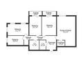 4-бөлмелі пәтер · 132.4 м² · 8/9 қабат, Береке, бағасы: 70 млн ₸ в Костанае — фото 23