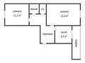 2-комнатная квартира · 52 м² · 6/6 этаж, ул. В Чкалова за 23 млн ₸ в Костанае — фото 10