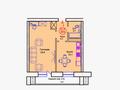 1-бөлмелі пәтер · 51.4 м² · 12/13 қабат, Тауелсиздик 34/8, бағасы: ~ 20 млн ₸ в Астане, Алматы р-н — фото 7