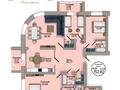 4-бөлмелі пәтер · 152.82 м² · 3/9 қабат, Сабатаева 77A — Сабатаева, бағасы: ~ 76.4 млн ₸ в Кокшетау — фото 2