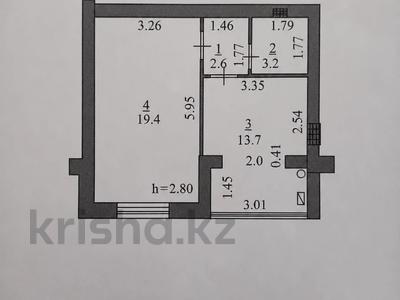 1-комнатная квартира · 40 м² · 2/5 этаж, мкр. Алтын орда, микрорайон Батыс-2 за 13.5 млн ₸ в Актобе