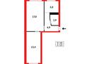 2-комнатная квартира · 45 м² · 4/5 этаж, Майкудук, Майкудук, 18й микрорайон за 12.5 млн ₸ в Караганде, Алихана Бокейханова р-н — фото 16