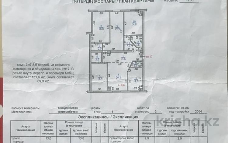 5-комнатная квартира · 131 м² · 1/3 этаж, мкр Жетысу-2, Улугбека 2а за 90 млн ₸ в Алматы, Ауэзовский р-н — фото 2
