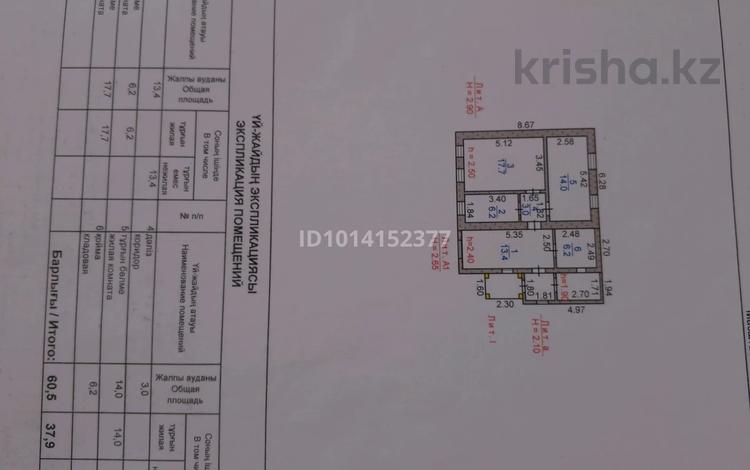 Отдельный дом · 3 комнаты · 60.5 м² · 6.3 сот., 9 мая 3 за 8 млн ₸ в Житикаре — фото 2