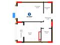 1-комнатная квартира · 37.05 м², ул. Е 101 5 за ~ 28.9 млн 〒 в Астане, Нура р-н — фото 3