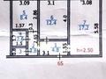 2-бөлмелі пәтер · 51.5 м² · 8/9 қабат, Назарбаева — Жукова, бағасы: 21.5 млн ₸ в Петропавловске — фото 9