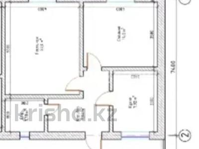 2-комнатная квартира, 54 м², мкр Самал, 31 22 за 16.5 млн 〒 в Атырау, мкр Самал