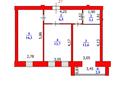 2-бөлмелі пәтер · 54.1 м² · 5/7 қабат, Маншук Маметовой, бағасы: 23 млн ₸ в Уральске, мкр Школьник — фото 16