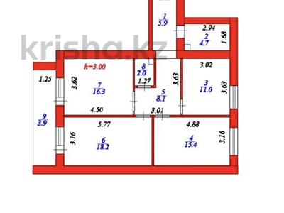 3-комнатная квартира · 86 м² · 8/10 этаж, Алихан Бокейхан 7 за 63 млн ₸ в Астане, Есильский р-н
