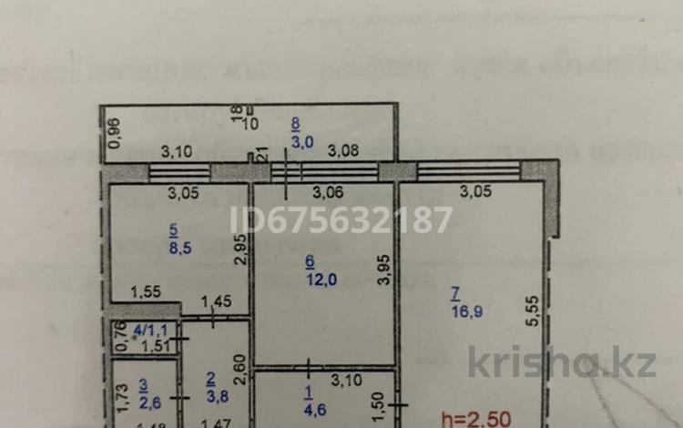 2-комнатная квартира, 52.5 м², 4/12 этаж, Естая 91 — Катаева за 19 млн 〒 в Павлодаре — фото 2