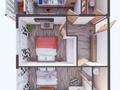 2-бөлмелі пәтер · 60 м² · 8/10 қабат, Алтын Орда 34/5, бағасы: 28 млн ₸ в Алматы, Наурызбайский р-н — фото 2
