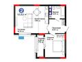 2-комнатная квартира · 53.62 м², Е-321 6/2 за ~ 27.7 млн 〒 в Астане, Есильский р-н — фото 3