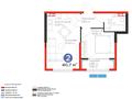 2-бөлмелі пәтер · 40.7 м² · 3/6 қабат, ​Приканальная БАК 99а, бағасы: 38.5 млн ₸ в Алматы, Медеуский р-н