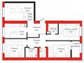 4-бөлмелі пәтер · 94.67 м², Айтматова 21, бағасы: ~ 43.5 млн ₸ в Астане, Нура р-н — фото 3