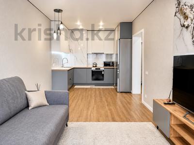 2-бөлмелі пәтер · 42.7 м² · 16/18 қабат, Утепова 31, бағасы: 43.5 млн ₸ в Алматы, Бостандыкский р-н
