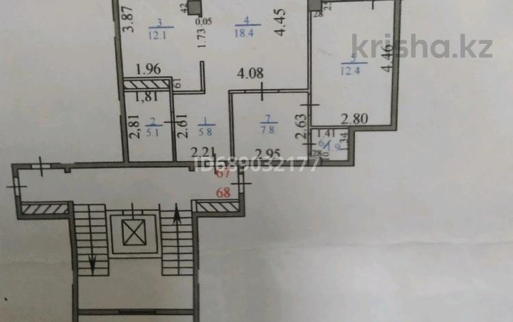 2-бөлмелі пәтер · 65 м² · 8/9 қабат, мкр Юго-Восток, Мкр Юго-Восток, 28й микрорайон Шахтёров 31Б — Возле Парка победы , ресторан Олимпия, бағасы: 27.5 млн ₸ в Караганде, Казыбек би р-н — фото 2