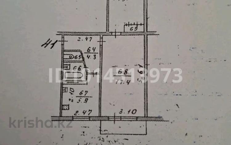 2-комнатная квартира · 44.5 м² · 2/5 этаж, Саина 4/2 за 29 млн ₸ в Алматы, Ауэзовский р-н — фото 28