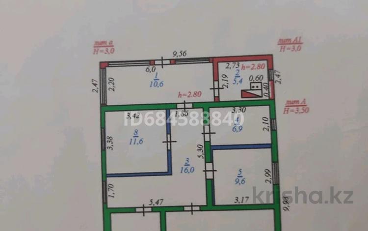Отдельный дом · 4 комнаты · 120 м² · 8 сот., Жамбыл за 30 млн ₸ в  — фото 15