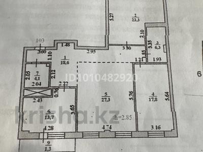 3-бөлмелі пәтер · 115 м² · 9/10 қабат, мкр Комсомольский, сарайшык — Байтерек, бағасы: 53 млн 〒 в Астане, Есильский р-н
