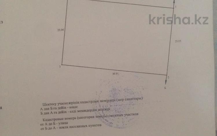 Участок 10 соток, Мкр Спутник за 6.5 млн 〒 в Конаеве (Капчагай) — фото 2