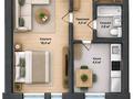 1-бөлмелі пәтер · 30.1 м² · 5/5 қабат, Сулейменова 12г, бағасы: 10.6 млн ₸ в Кокшетау — фото 9