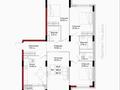 4-комнатная квартира · 109.72 м² · 3/9 этаж, Е 908 22 за ~ 48.3 млн ₸ в Астане, Нура р-н