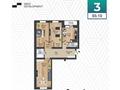 3-комнатная квартира, 93.1 м², Тимирязева 1а за ~ 23.3 млн 〒 в Щучинске — фото 2