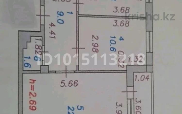 2-бөлмелі пәтер · 60 м² · 3/5 қабат, Куляш Байсеитова — байсеитова конституции, бағасы: 26.5 млн ₸ в Астане, Сарыарка р-н — фото 2