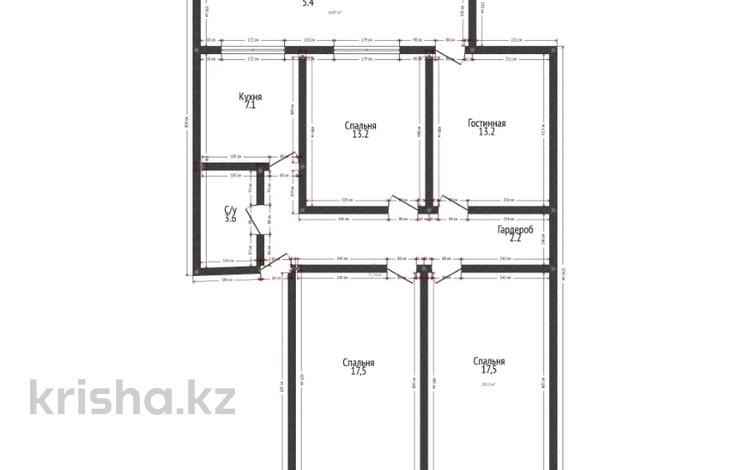 4-бөлмелі пәтер · 88 м² · 1/5 қабат, 29-ш/а. 17, бағасы: 25 млн ₸ в Актау, 29-й мкр — фото 15