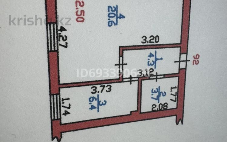 1-комнатная квартира, 35 м², 1/5 этаж, Ракишева 42Г за 9 млн 〒 в Талдыкоргане, мкр Жастар — фото 2
