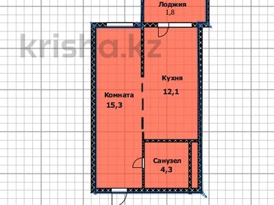 1-комнатная квартира, 35 м², 9/10 этаж, Е430 4А за 13.2 млн 〒 в Астане, Нура р-н