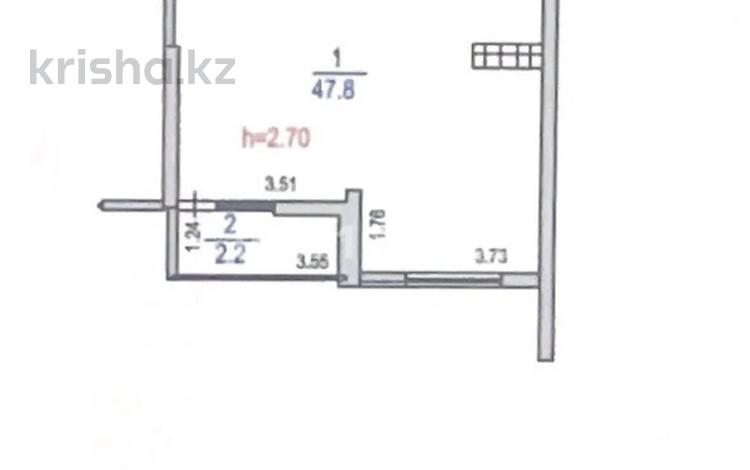 2-комнатная квартира, 50 м², 4/9 этаж, мкр Шугыла, мкр. Шугыла 340/35