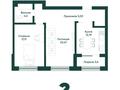 2-бөлмелі пәтер · 67 м² · 10/12 қабат, Шамши Калдаяков 16, бағасы: 45.3 млн ₸ в Астане, Сарайшык р-н — фото 9