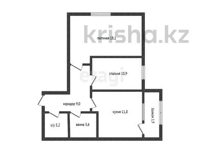 2-комнатная квартира · 59 м² · 8/10 этаж, Абулхайыр хана 51а за 29 млн 〒 в Атырау