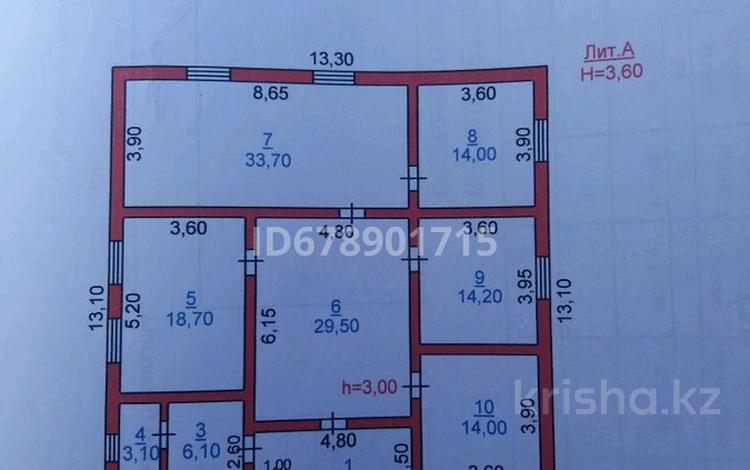 Отдельный дом · 6 комнат · 175 м², Переулок Куляш Байсейтова 5 А за 45 млн ₸ в Таразе — фото 2