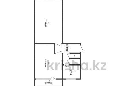 2-бөлмелі пәтер · 48.7 м² · 1/5 қабат, 9-й микрорайон, бағасы: 18.5 млн ₸ в Костанае