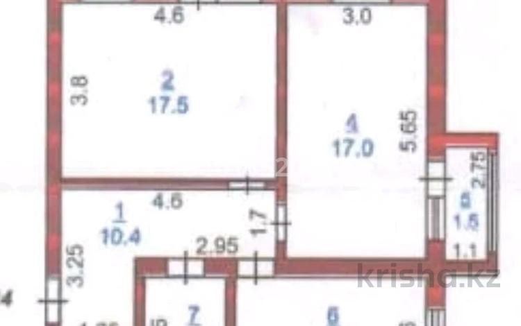 2-бөлмелі пәтер · 63 м² · 5/5 қабат, мкр. сырдария-2, бағасы: 30 млн ₸ в Туркестане — фото 2