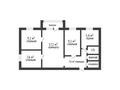 4-бөлмелі пәтер · 60 м² · 3/5 қабат, 1 ш/а, Тургенева, бағасы: 17.8 млн ₸ в Актобе, мкр 5 — фото 12