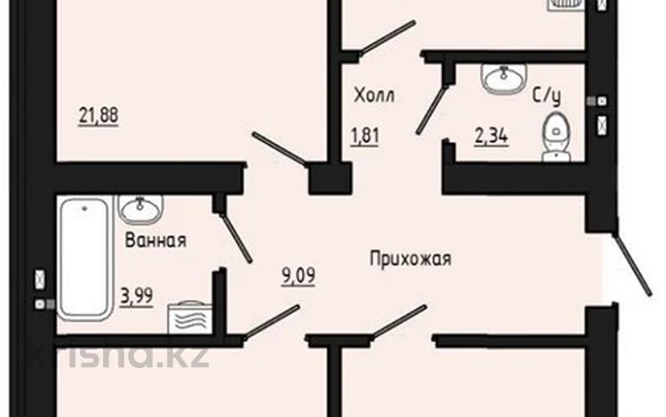 3-комнатная квартира · 96 м² · 3/5 этаж, мкр. Алтын орда за 30.5 млн ₸ в Актобе — фото 2