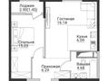 2-комнатная квартира · 49.68 м² · 7/12 этаж, ул. Фадеева, 38г за 35 млн ₸ в Алматы, Алатауский р-н