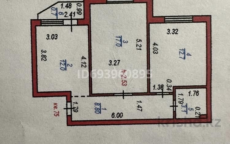 2-комнатная квартира, 54 м², 5/9 этаж, Мустафина 21/5 за 30 млн 〒 в Астане, Алматы р-н — фото 2