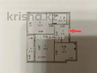 2-комнатная квартира, 57 м², 3/14 этаж, Байтурсынова 16 — А51 за 31 млн 〒 в Астане, Алматы р-н