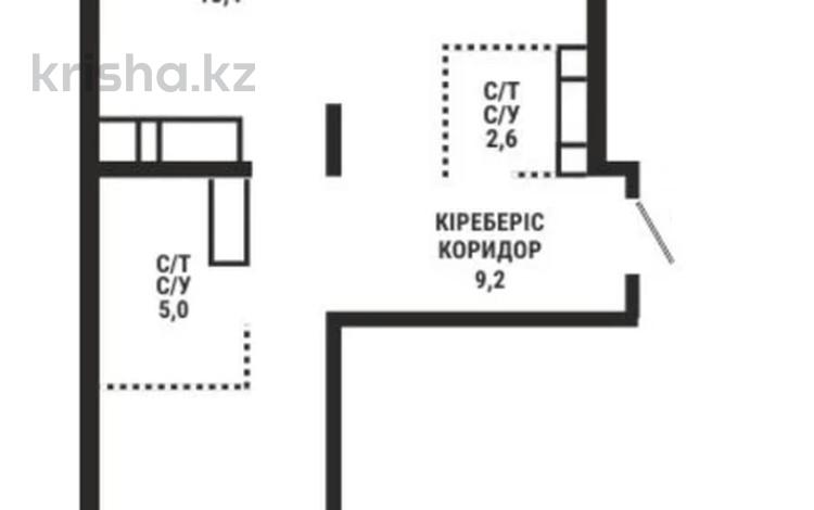 2-комнатная квартира, 70 м², 13/14 этаж, Манаса — Абая за 63.6 млн 〒 в Алматы, Алмалинский р-н — фото 2