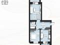 2-бөлмелі пәтер · 68.63 м² · 6/9 қабат, Ашимова 78, бағасы: ~ 30.9 млн ₸ в Кокшетау — фото 12