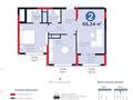 3-бөлмелі пәтер · 66.5 м² · 13/21 қабат, Бухар жырау- НИКАКИХ КОМИССИЙ! САМАЯ НИЗКАЯ ЦЕНА!! ГОРЯЧКА! документы на руках, бағасы: ~ 62.7 млн ₸ в Астане, Нура р-н — фото 2