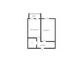 1-комнатная квартира · 43.7 м² · 6/6 этаж, Назарбаева за 18.5 млн ₸ в Костанае — фото 2