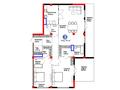 3-комнатная квартира · 143.15 м², мкр Мирас, Саина 1а/1 за ~ 356.2 млн ₸ в Алматы, Бостандыкский р-н — фото 3