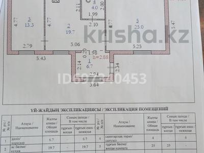 Часть дома • 3 комнаты • 87 м² • 10 сот., мкр Жастар 2 84а — Алматинская за 16.5 млн 〒 в Актобе, жилой массив Жанаконыс