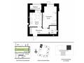 1-комнатная квартира · 39.83 м² · 5/9 этаж, улица Шамши Калдаяков за 25.6 млн ₸ в Астане — фото 5