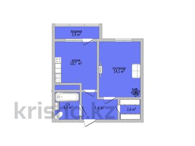 1-комнатная квартира · 38.4 м² · 6/9 этаж, Рабочая 160 за ~ 16.1 млн 〒 в Костанае